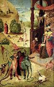 Hieronymus Bosch Saint James and the magician Hermogenes. Spain oil painting artist